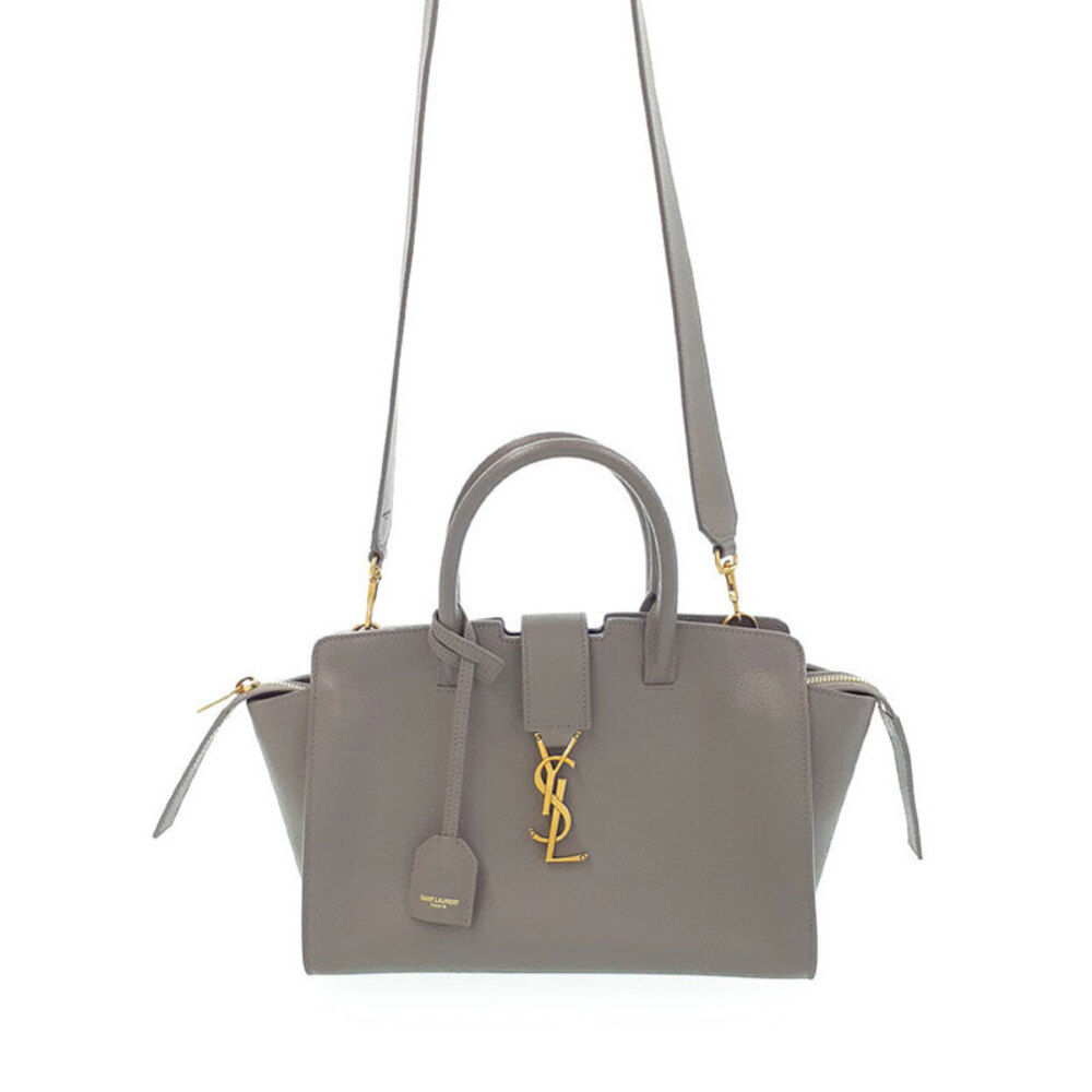 Saint Laurent Downtown YSL leather top handle 2way Crossbody bag
